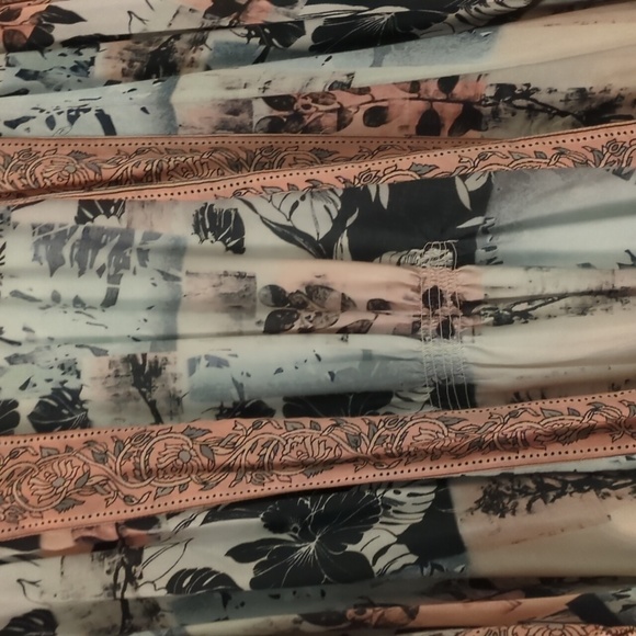 Tolani Collection Boho Beachy Coastal Open Kimono Vacation Resort Size Large - Picture 4 of 10